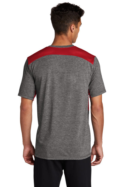 Sport-Tek PosiCharge Tri-Blend Wicking Draft Tee. ST410