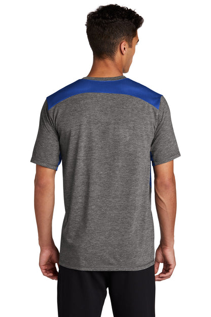 Sport-Tek PosiCharge Tri-Blend Wicking Draft Tee. ST410