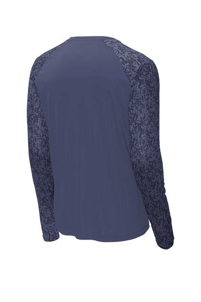 Sport-Tek Long Sleeve Digi Camo Tee. ST460LS