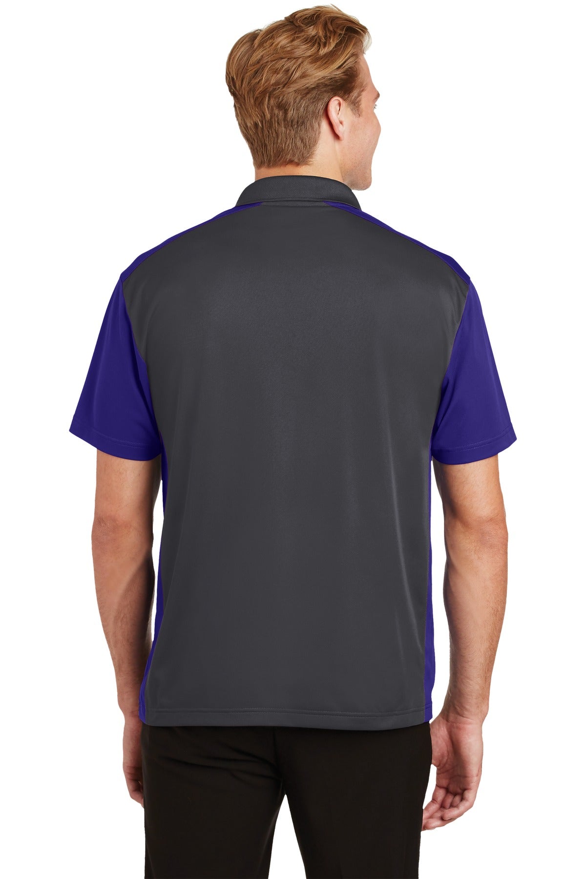 Sport-Tek Colorblock Micropique Sport-Wick Polo. ST652
