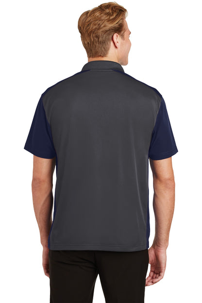 Sport-Tek Colorblock Micropique Sport-Wick Polo. ST652