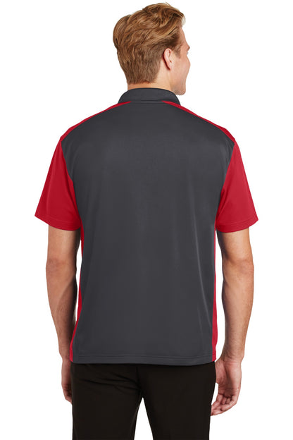 Sport-Tek Colorblock Micropique Sport-Wick Polo. ST652