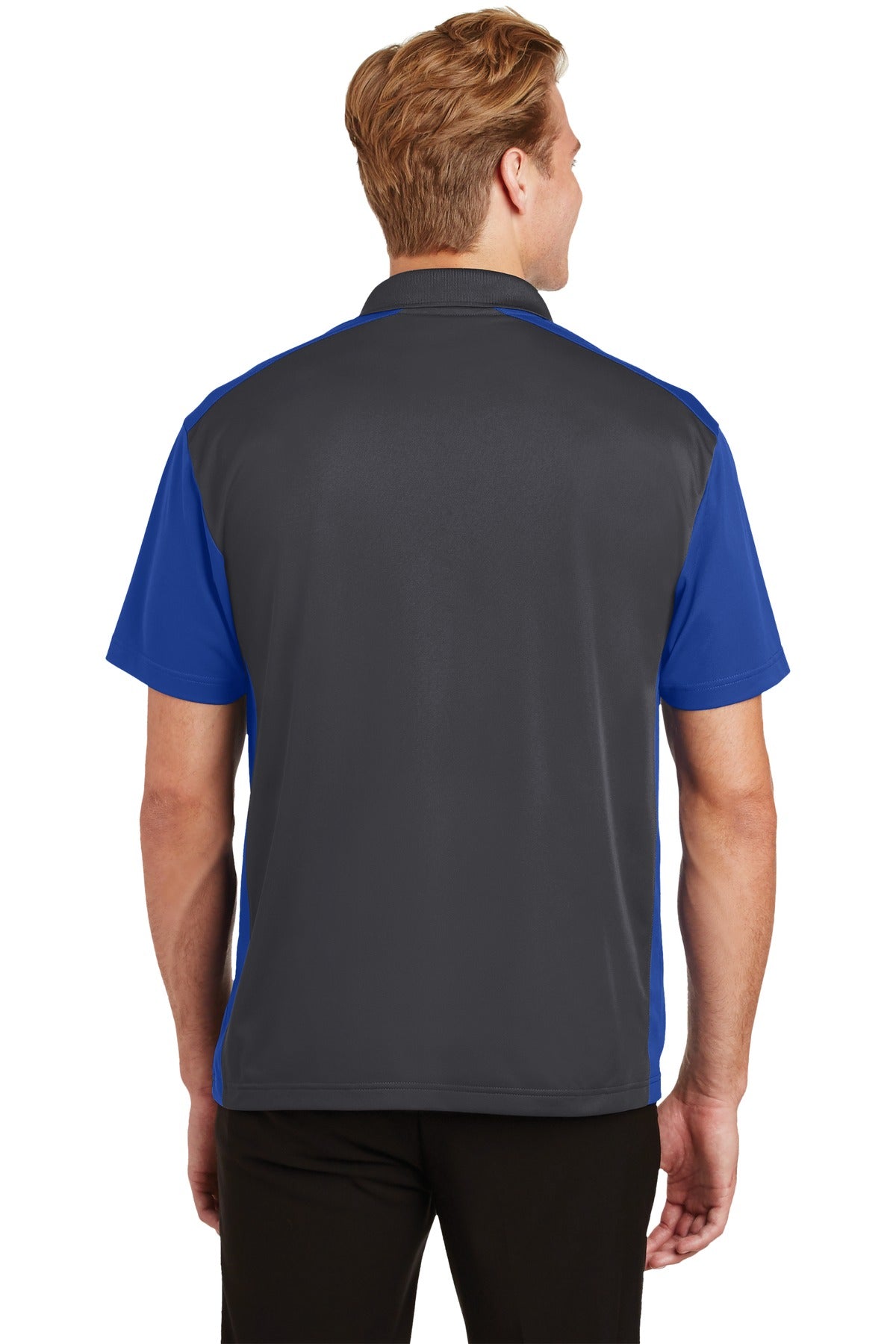 Sport-Tek Colorblock Micropique Sport-Wick Polo. ST652