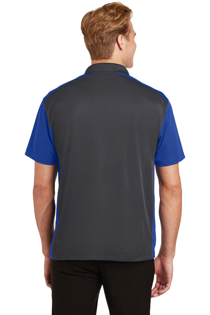Sport-Tek Colorblock Micropique Sport-Wick Polo. ST652