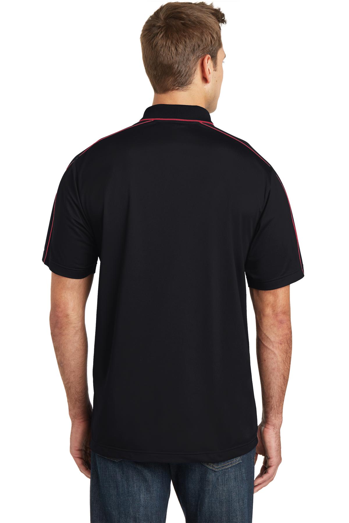 Sport-Tek Micropique Sport-Wick Piped Polo. ST653