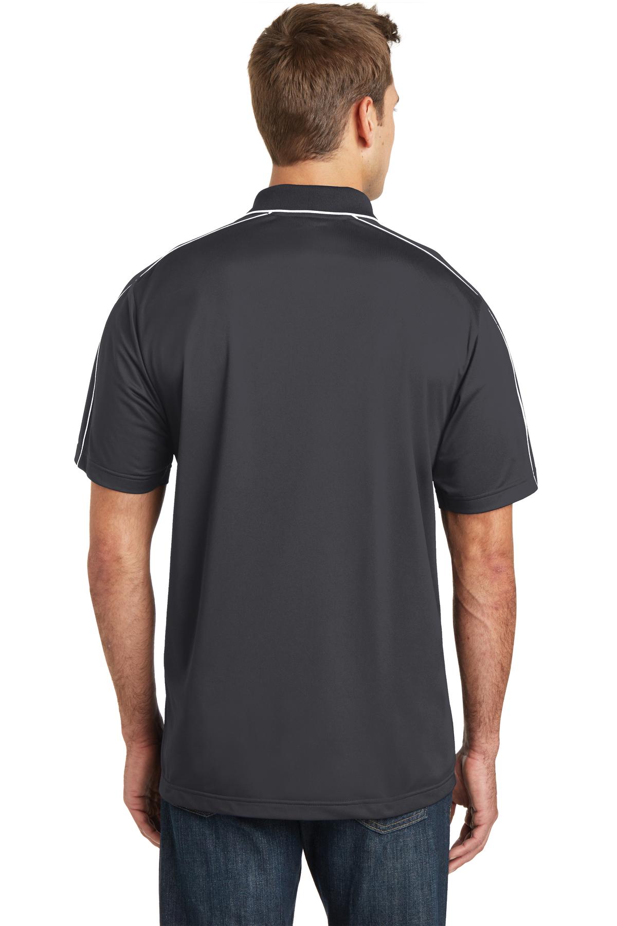 Sport-Tek Micropique Sport-Wick Piped Polo. ST653