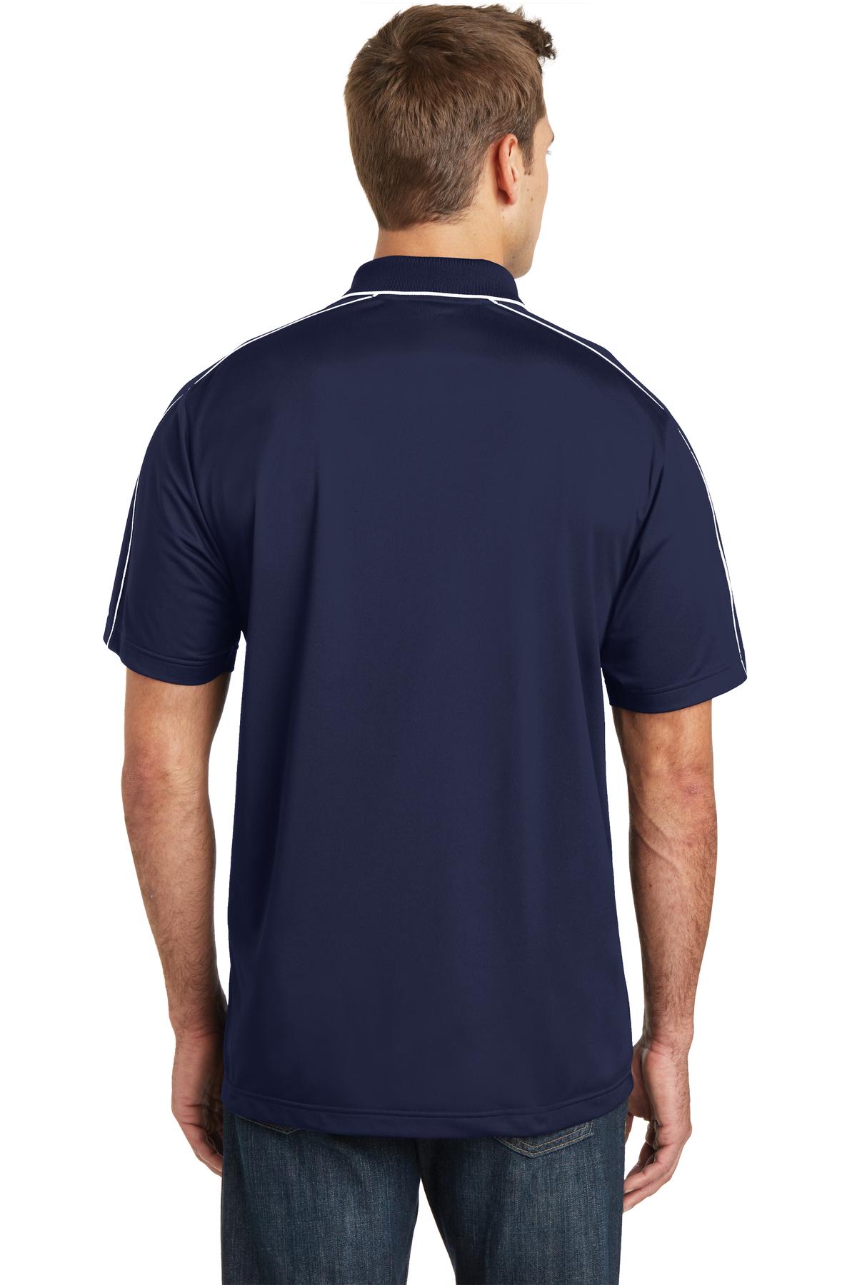 Sport-Tek Micropique Sport-Wick Piped Polo. ST653