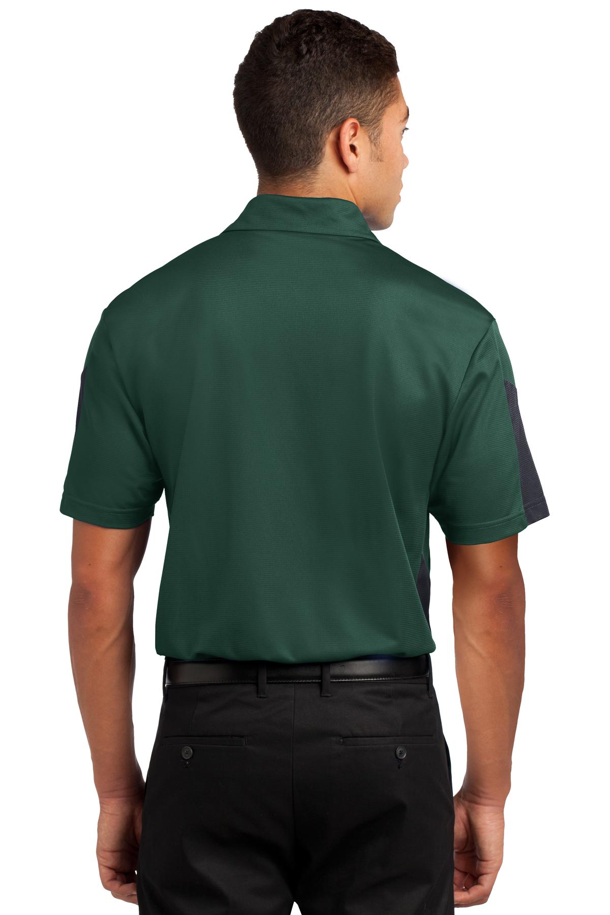 Sport-Tek PosiCharge Active Textured Colorblock Polo. ST695