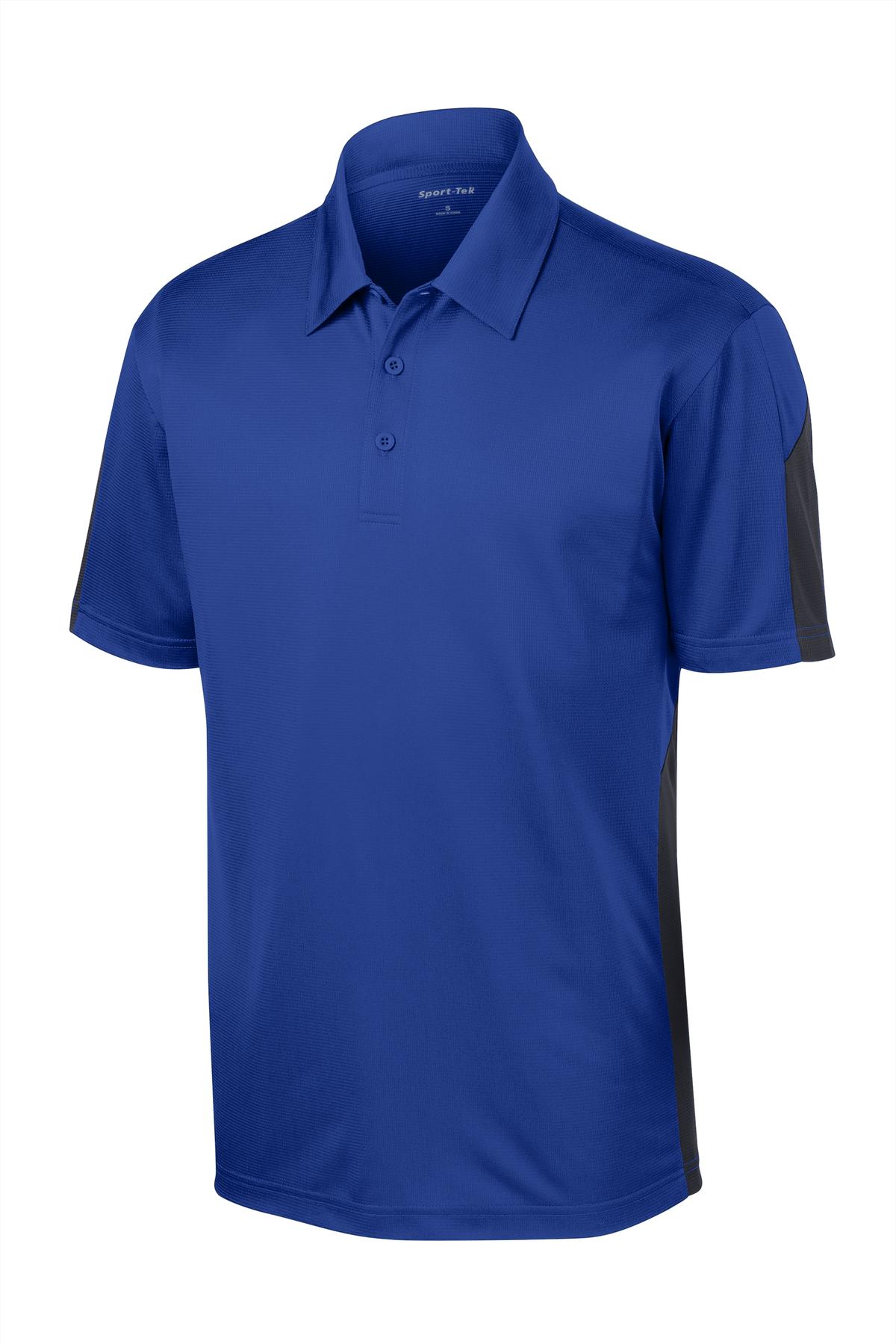 Sport-Tek PosiCharge Active Textured Colorblock Polo. ST695