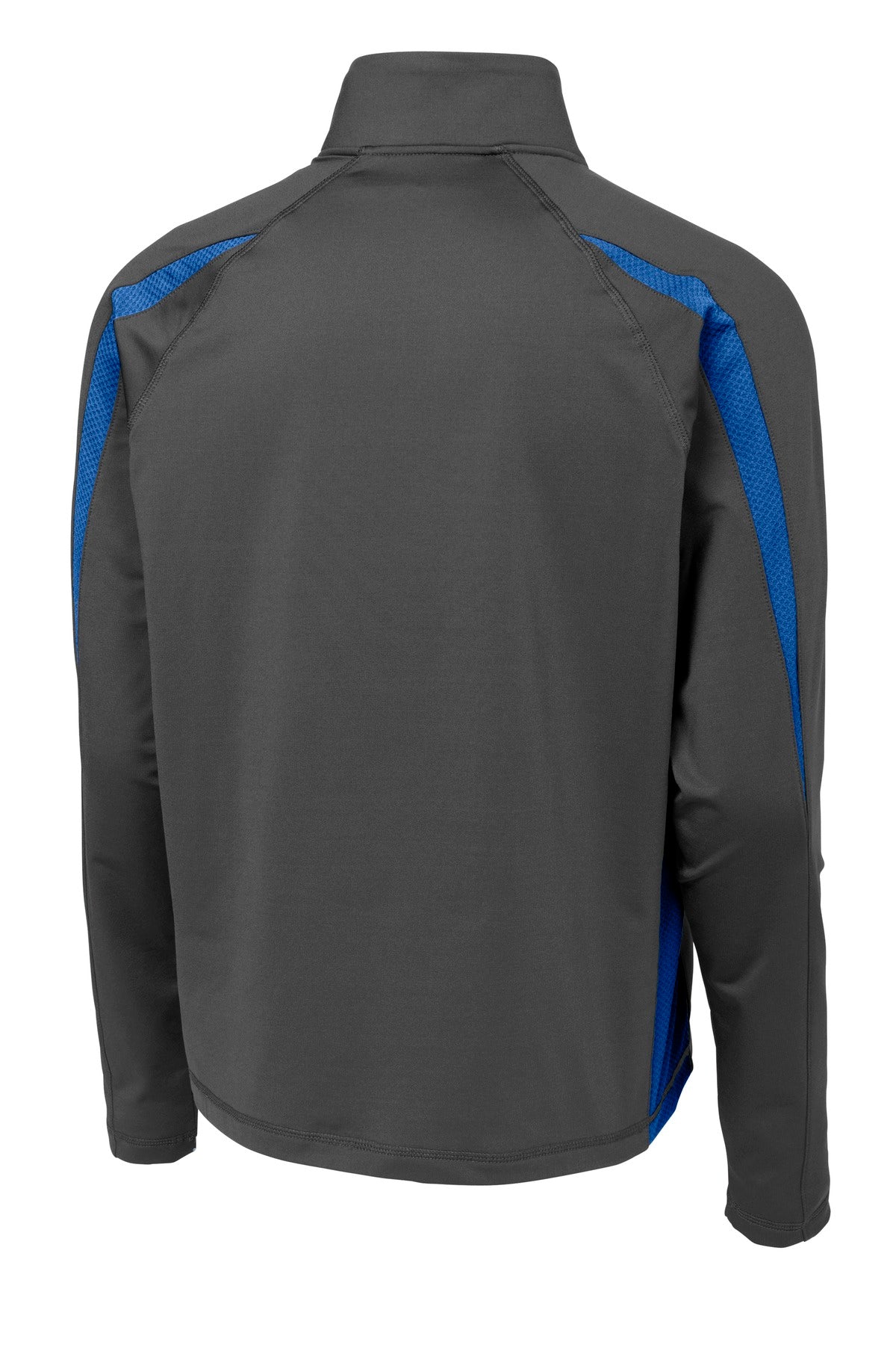 Sport-Tek Sport-Wick Stretch 1/2-Zip Colorblock Pullover. ST851