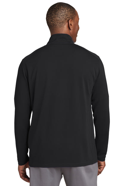 Sport-Tek Sport-Wick Textured 1/4-Zip Pullover. ST860