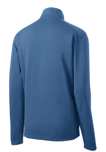 Sport-Tek Sport-Wick Textured 1/4-Zip Pullover. ST860