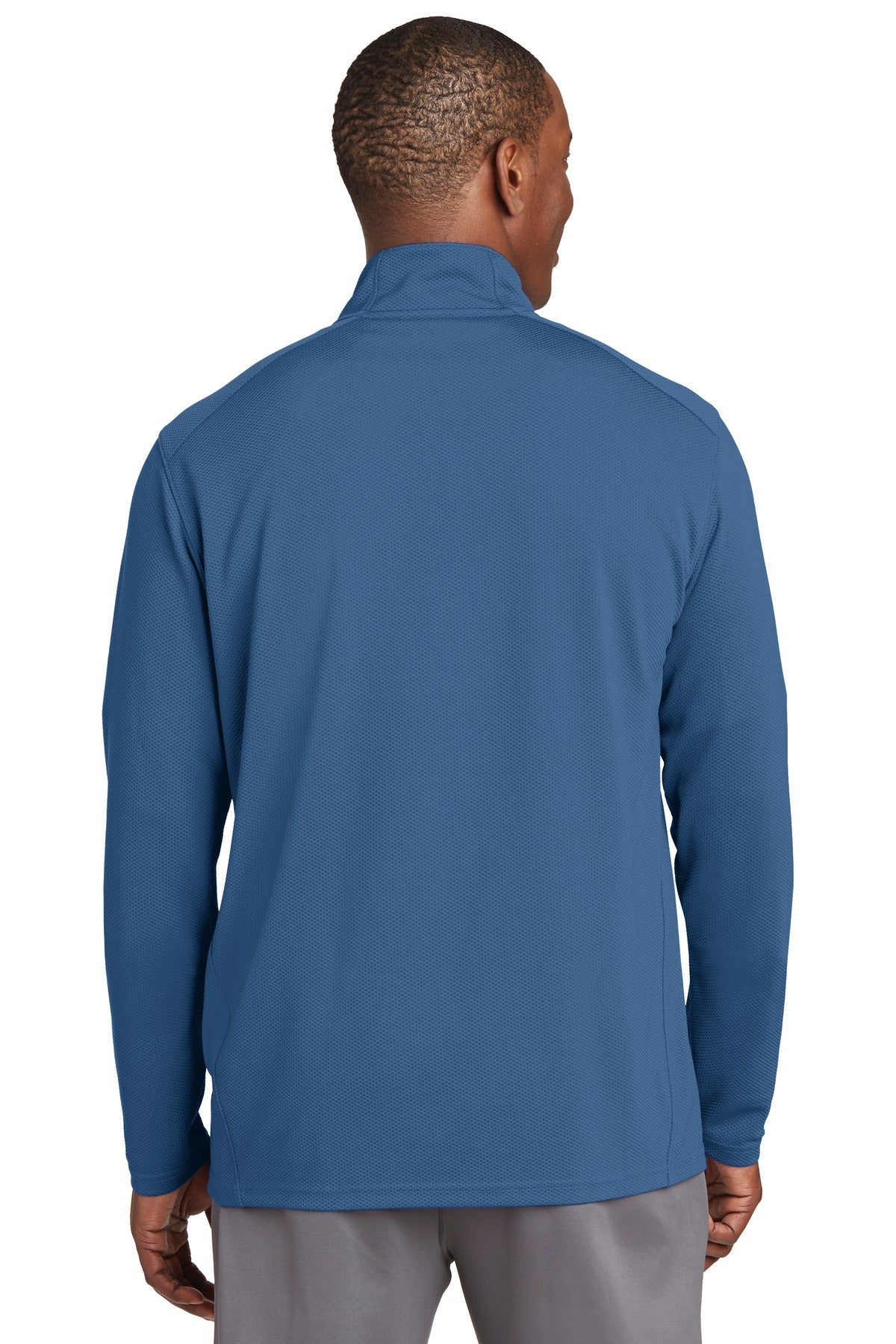 Sport-Tek Sport-Wick Textured 1/4-Zip Pullover. ST860