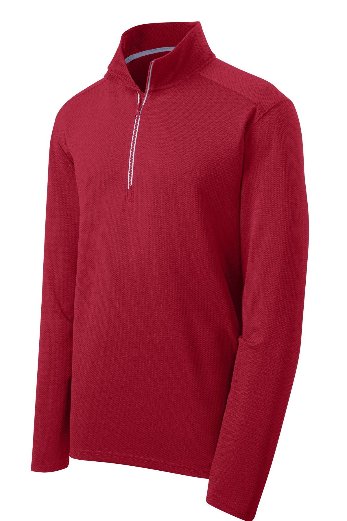 Sport-Tek Sport-Wick Textured 1/4-Zip Pullover. ST860