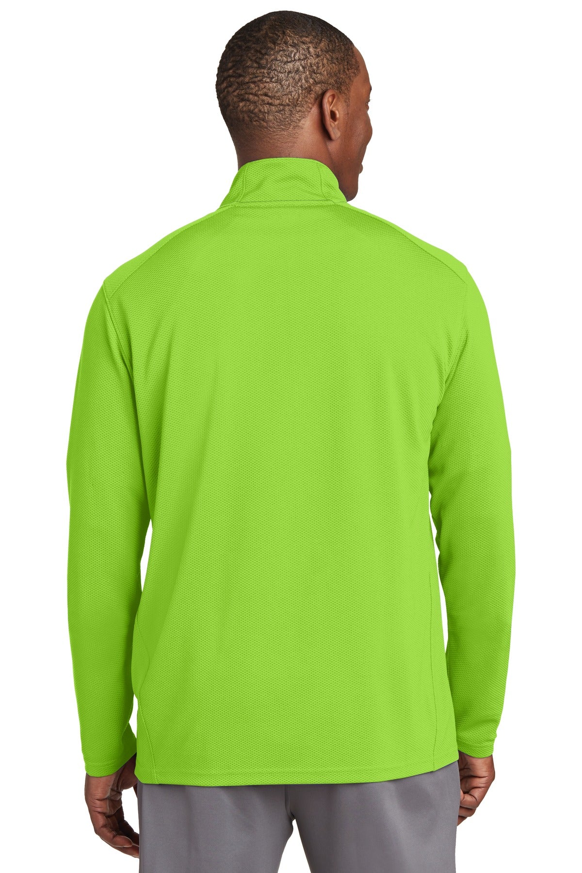 Sport-Tek Sport-Wick Textured 1/4-Zip Pullover. ST860