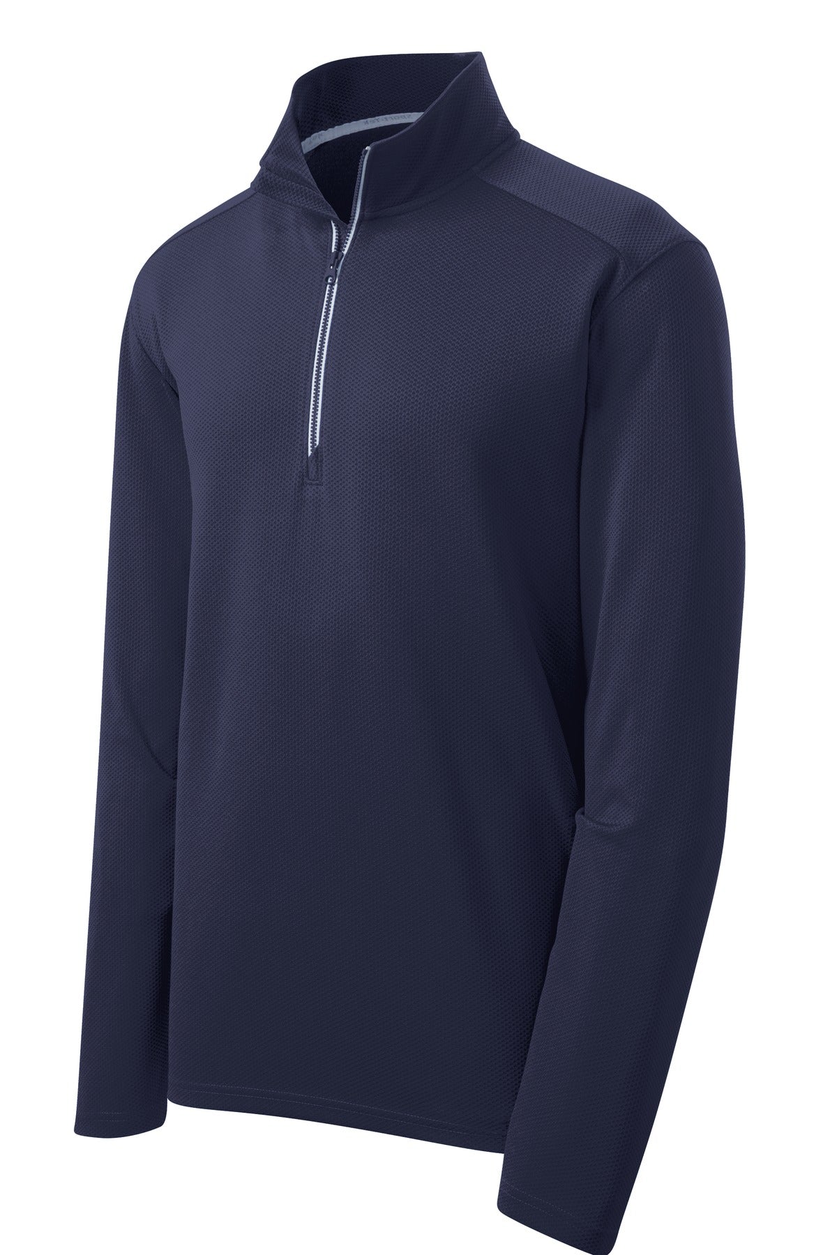 Sport-Tek Sport-Wick Textured 1/4-Zip Pullover. ST860