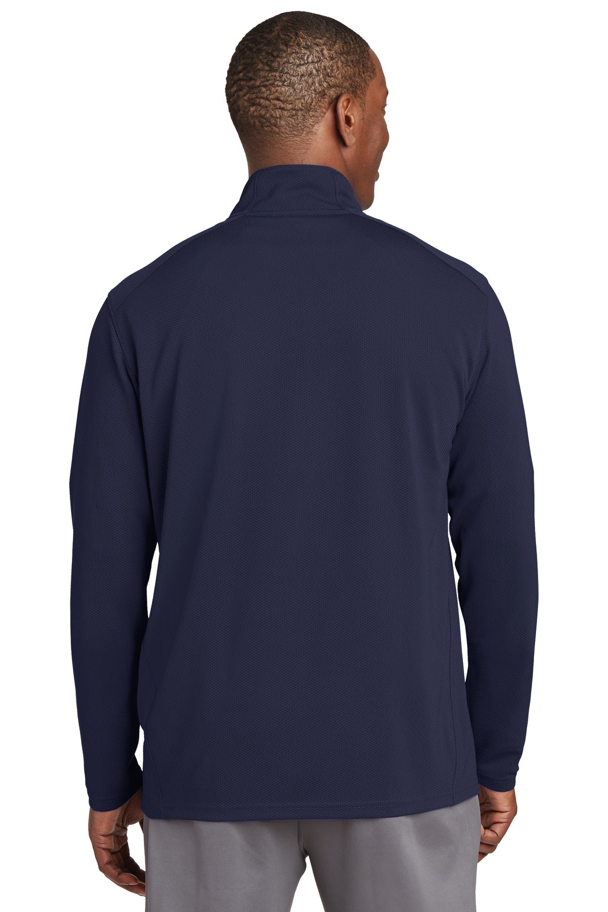 Sport-Tek Sport-Wick Textured 1/4-Zip Pullover. ST860
