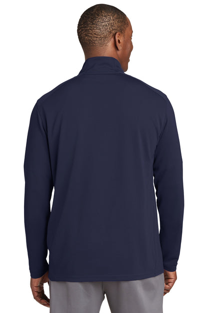 Sport-Tek Sport-Wick Textured 1/4-Zip Pullover. ST860
