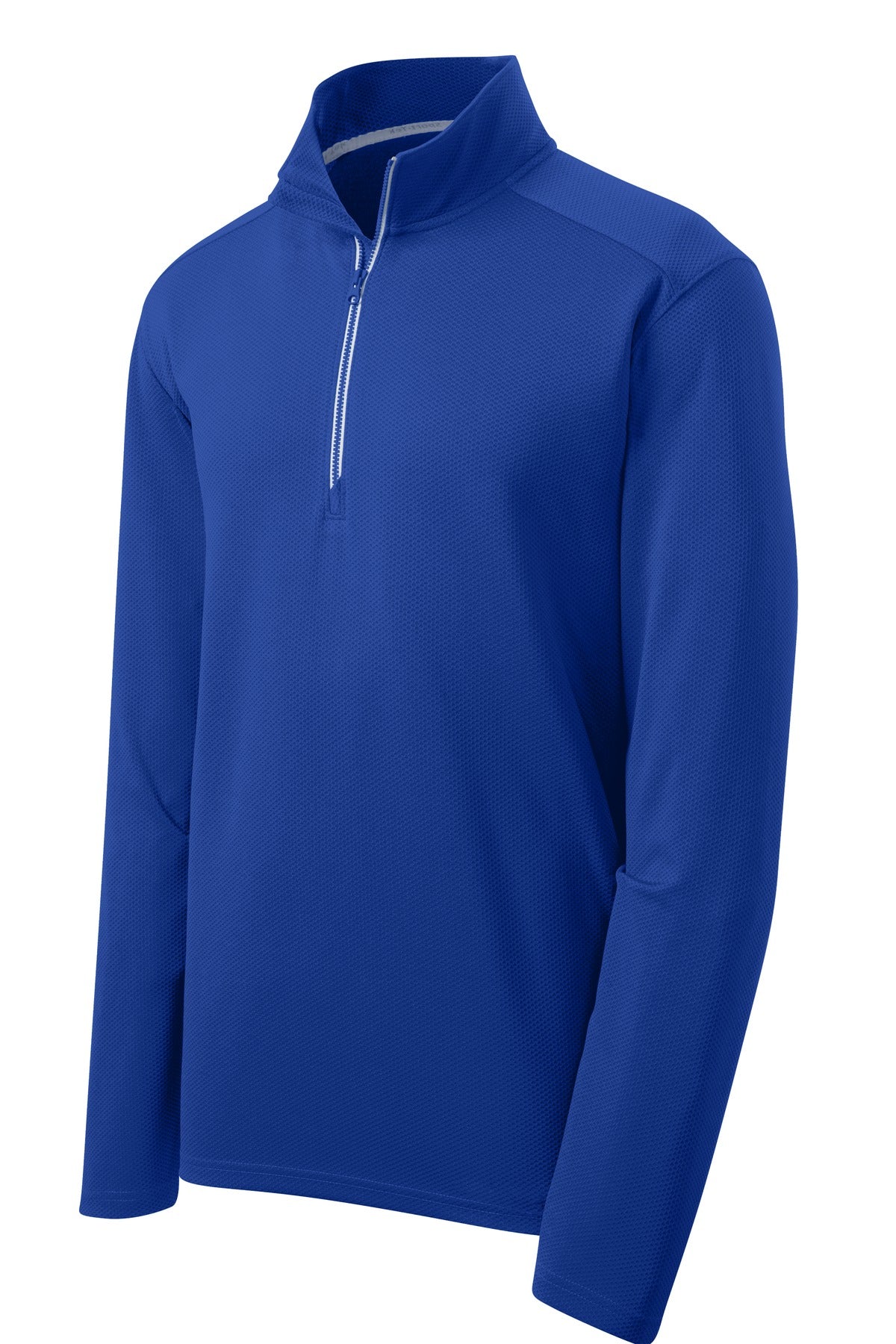 Sport-Tek Sport-Wick Textured 1/4-Zip Pullover. ST860