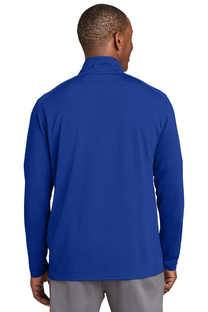 Sport-Tek Sport-Wick Textured 1/4-Zip Pullover. ST860