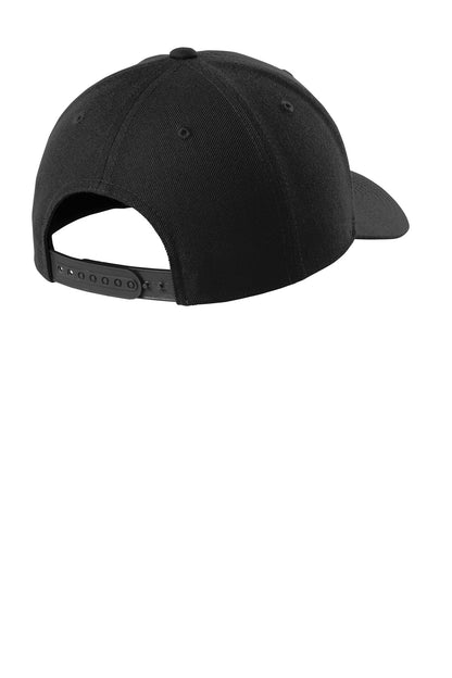Sport-Tek Yupoong Curve Bill Snapback Cap. STC43
