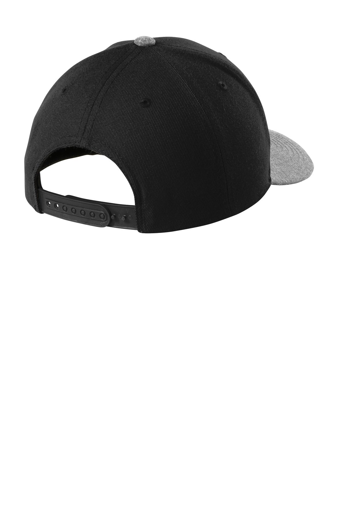 Sport-Tek Yupoong Curve Bill Snapback Cap. STC43