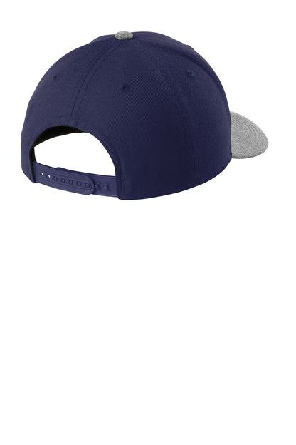 Sport-Tek Yupoong Curve Bill Snapback Cap. STC43