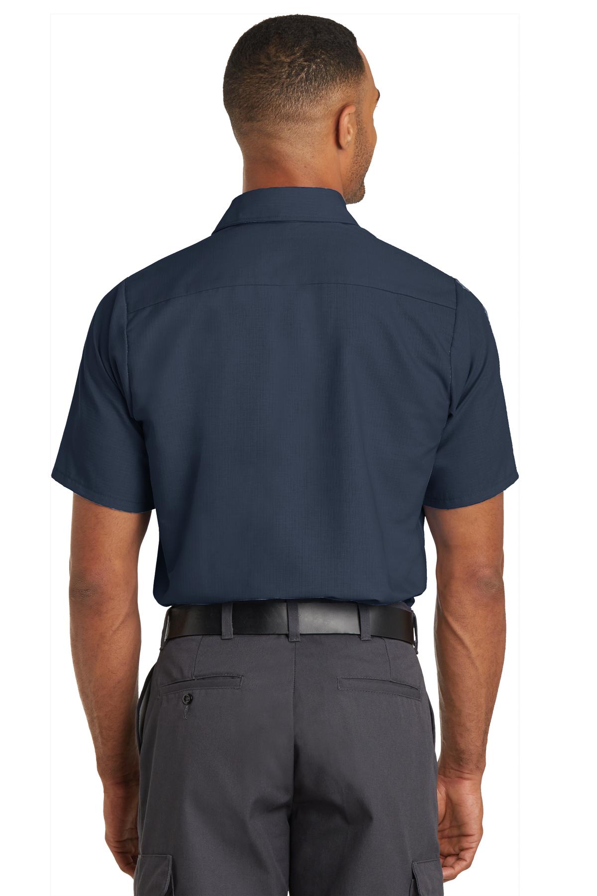 Red Kap Short Sleeve Solid Ripstop Shirt. SY60