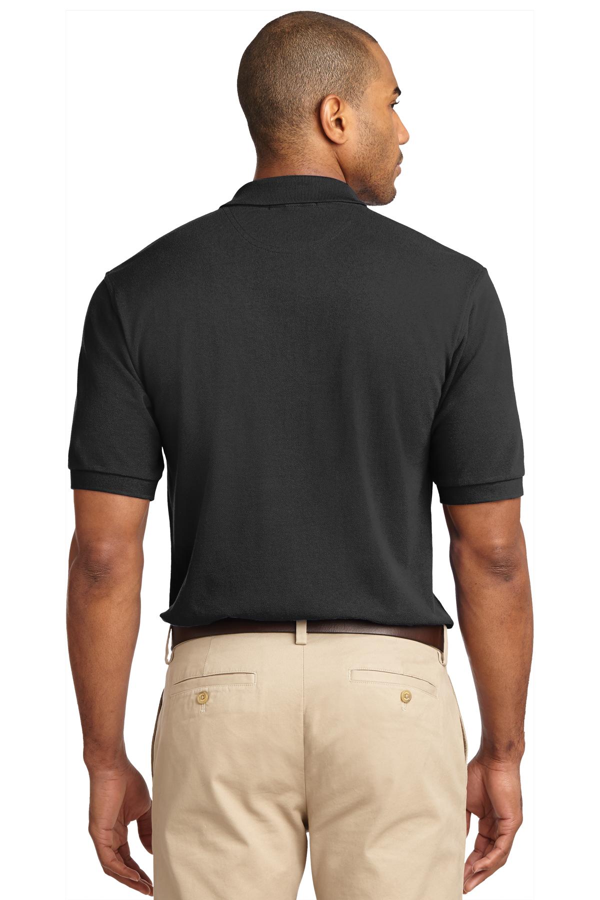 Port Authority Tall Heavyweight Cotton Pique Polo. TLK420