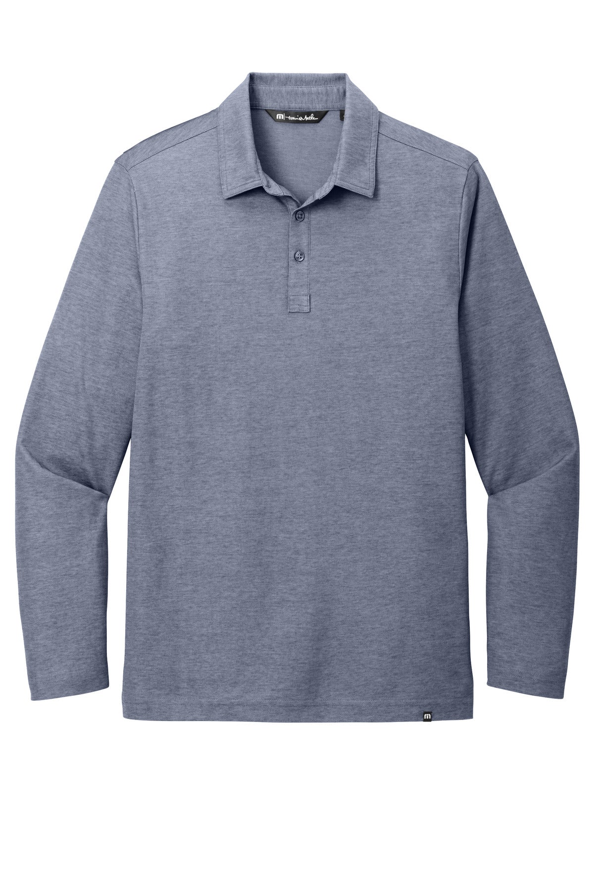 TravisMathew Oceanside Heather Long Sleeve Polo TM1MZ343