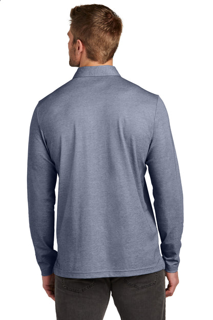 TravisMathew Oceanside Heather Long Sleeve Polo TM1MZ343