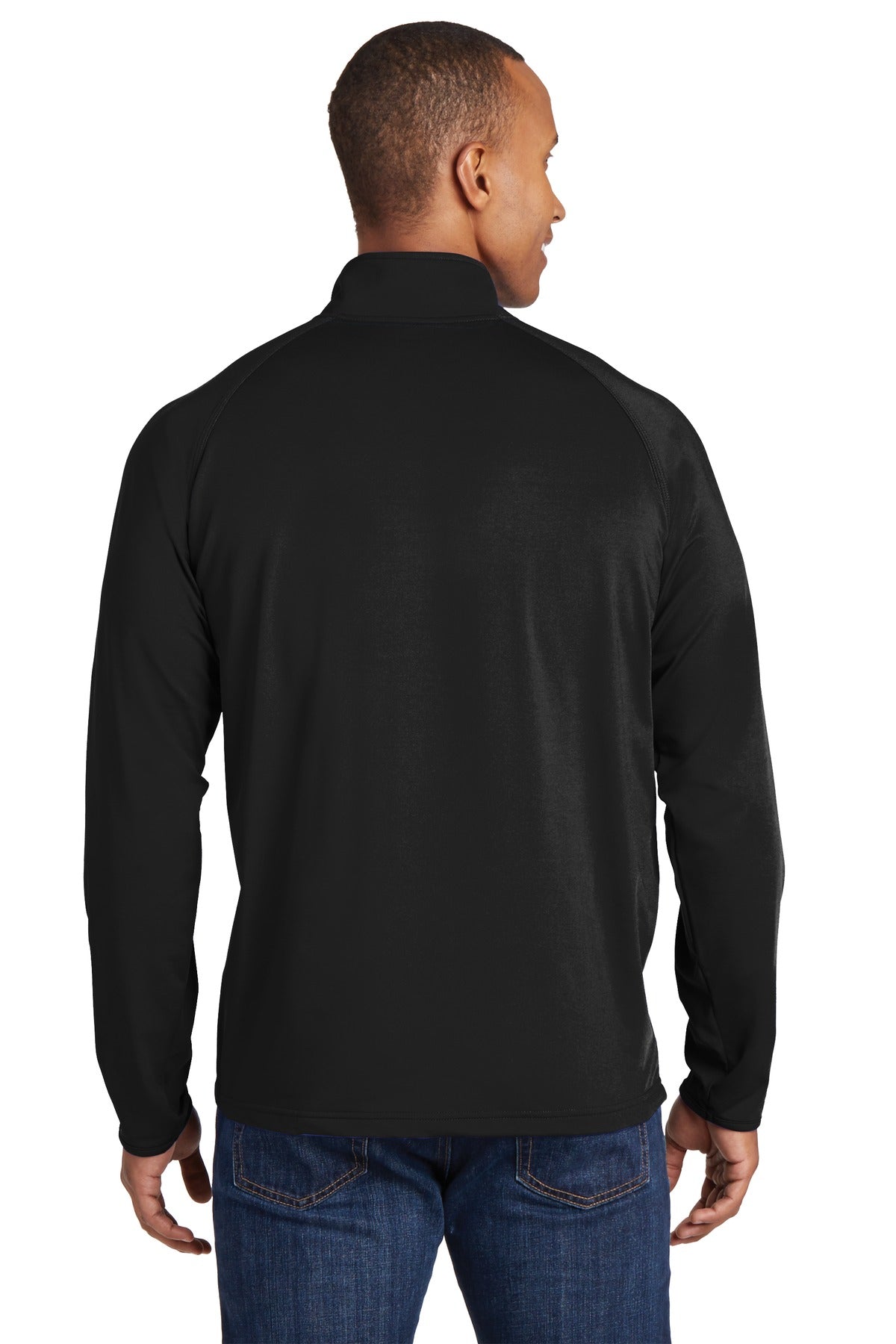 Sport-Tek Tall Sport-Wick Stretch 1/4-Zip Pullover. TST850