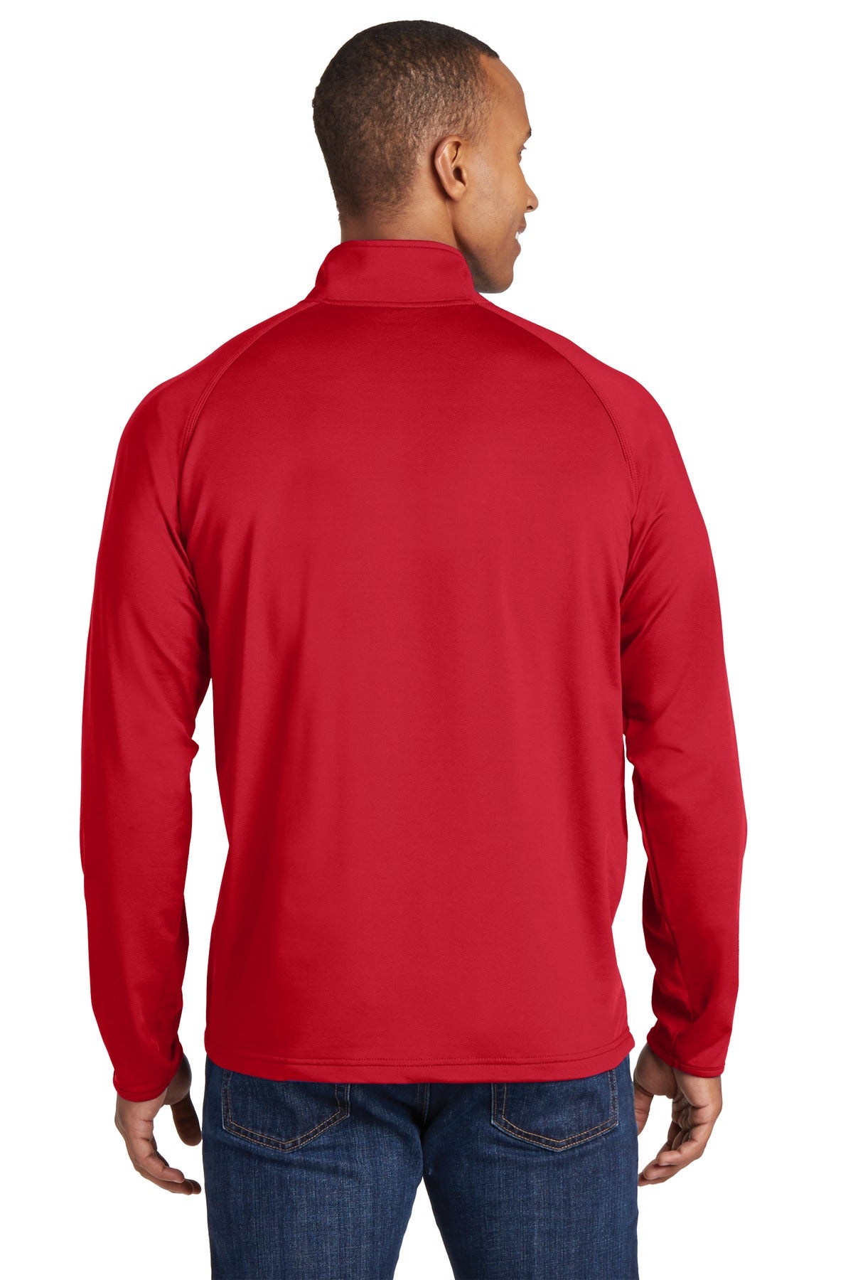 Sport-Tek Tall Sport-Wick Stretch 1/4-Zip Pullover. TST850