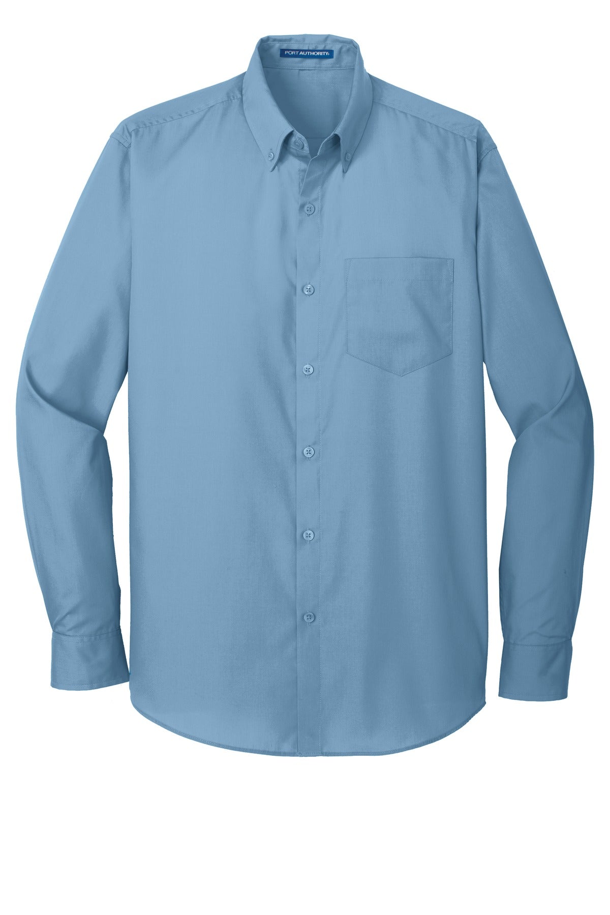 Port Authority Long Sleeve Carefree Poplin Shirt. W100