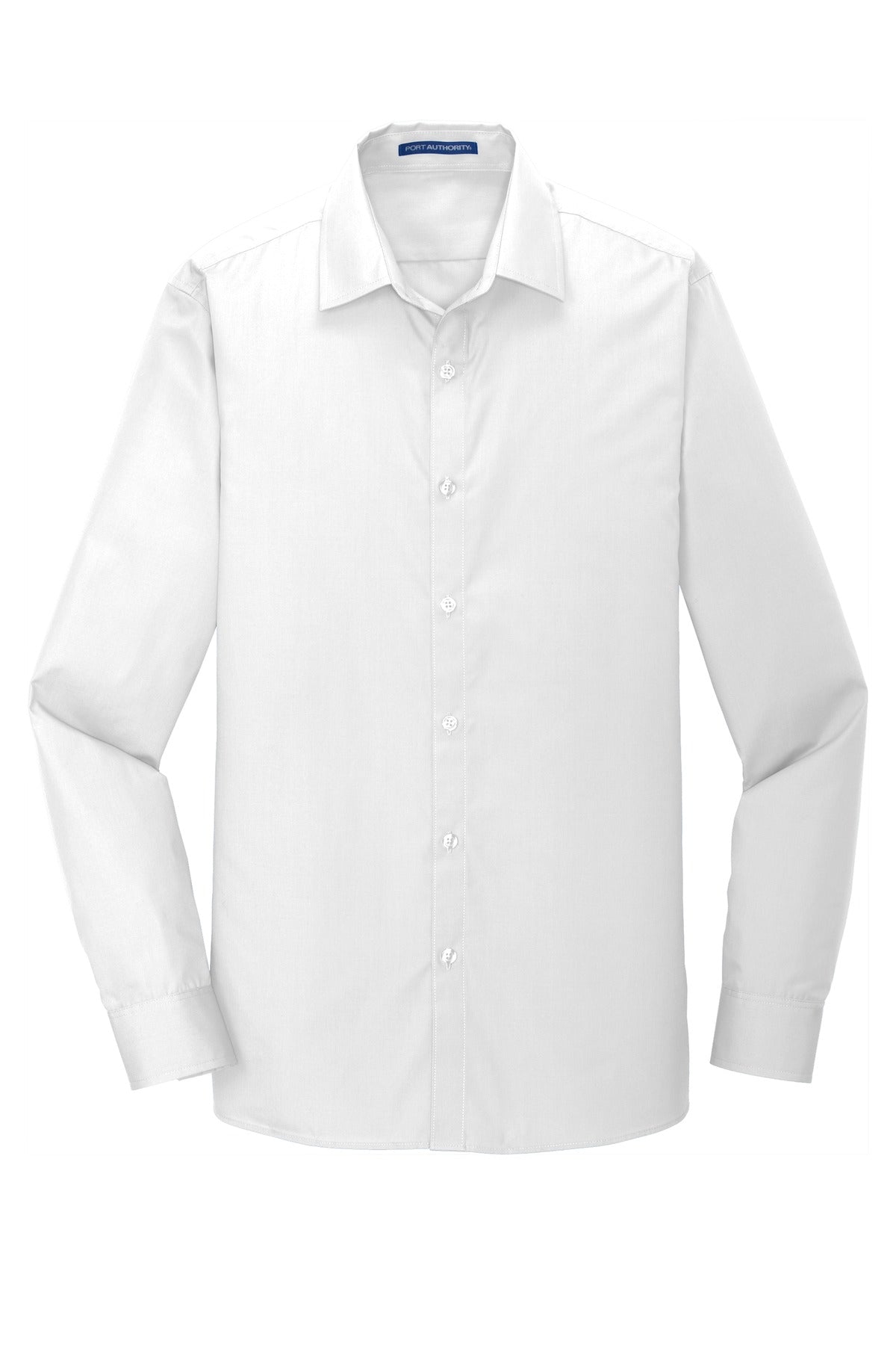 Port Authority Slim Fit Carefree Poplin Shirt. W103