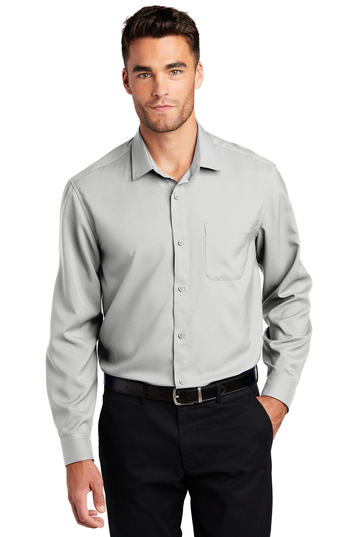 Port Authority Long Sleeve Performance Staff Shirt W401