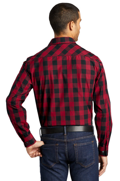 Port Authority Everyday Plaid Shirt. W670