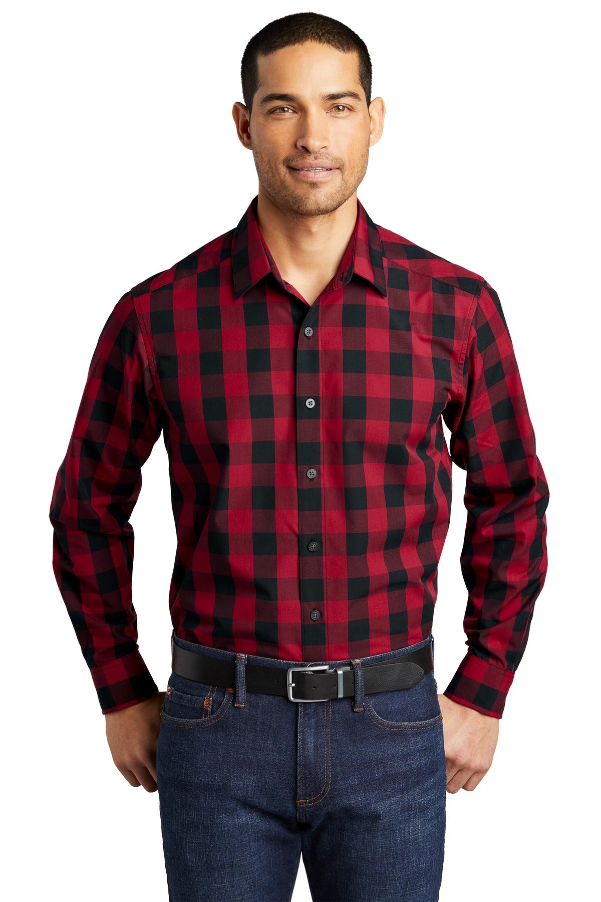 Port Authority Everyday Plaid Shirt. W670