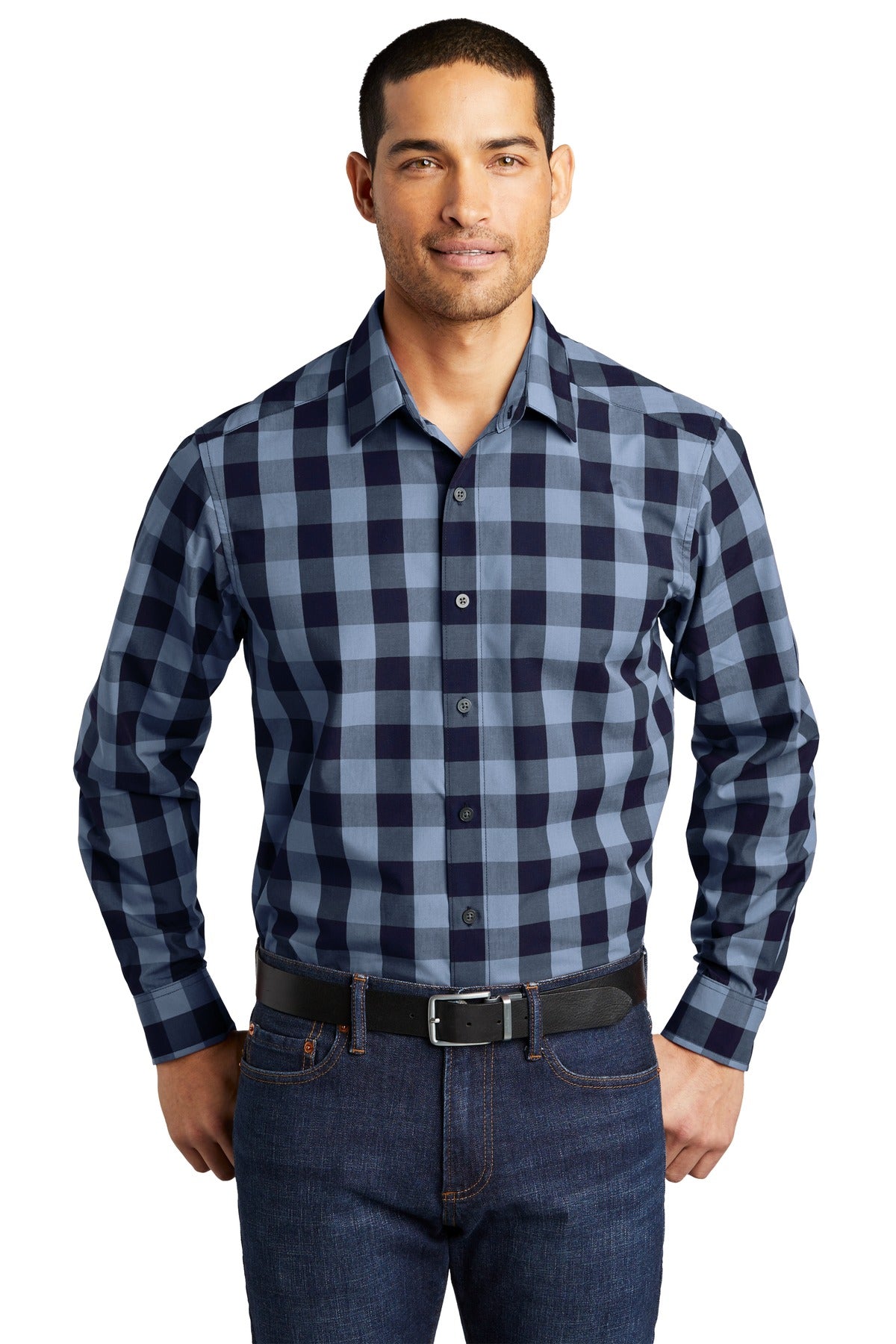 Port Authority Everyday Plaid Shirt. W670