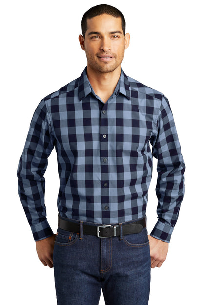 Port Authority Everyday Plaid Shirt. W670
