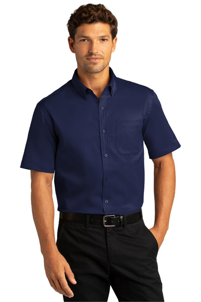 Port Authority Short Sleeve SuperPro React™ Twill Shirt. W809